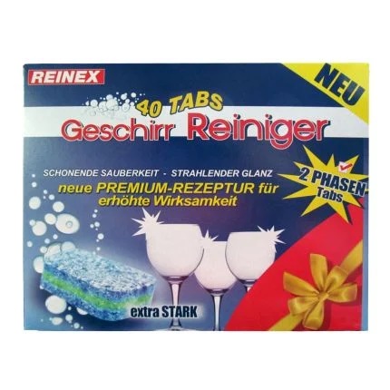 Reinex Geschirr Reiniger Tabs 2in1