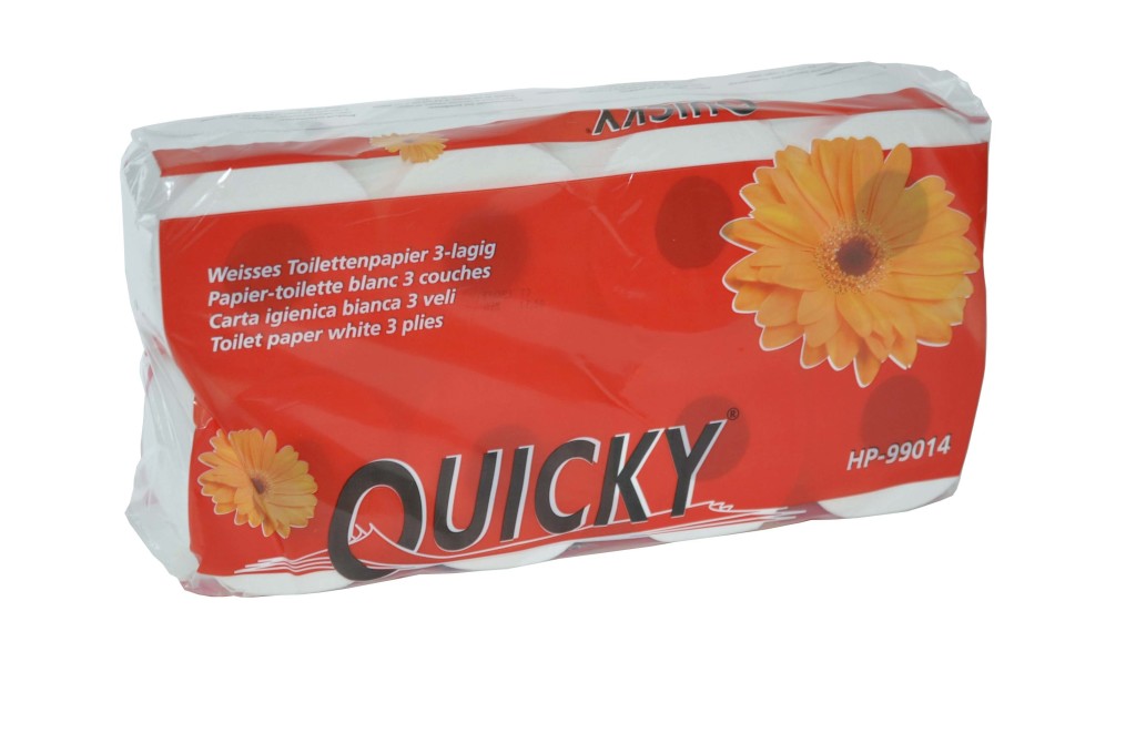 Quicky Toilettenpapier 3 lagig